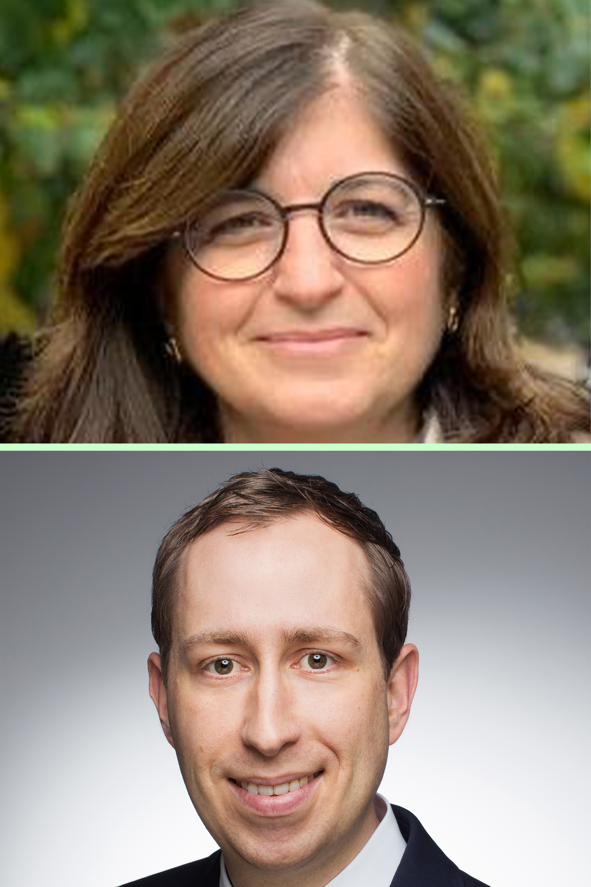 Portraits von Martinez und Schlegel