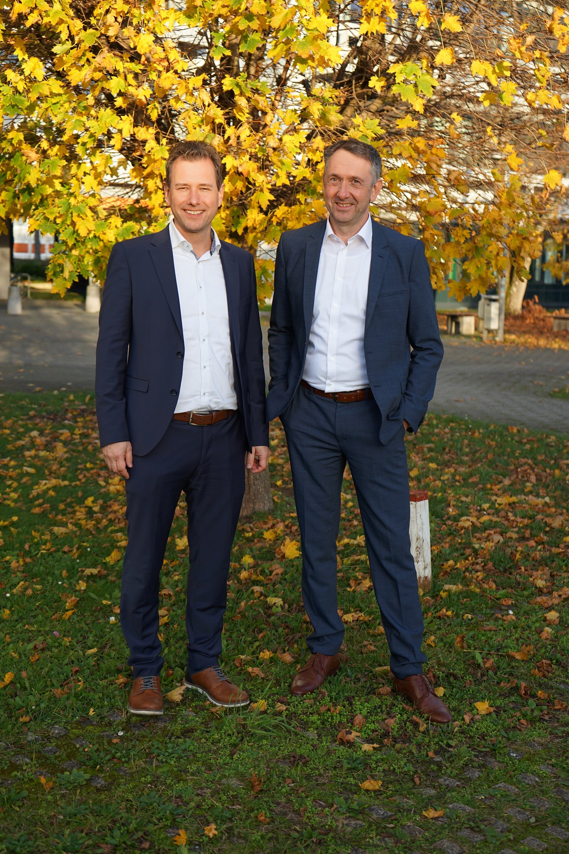 Prof. Rebner und Lutz Mayer