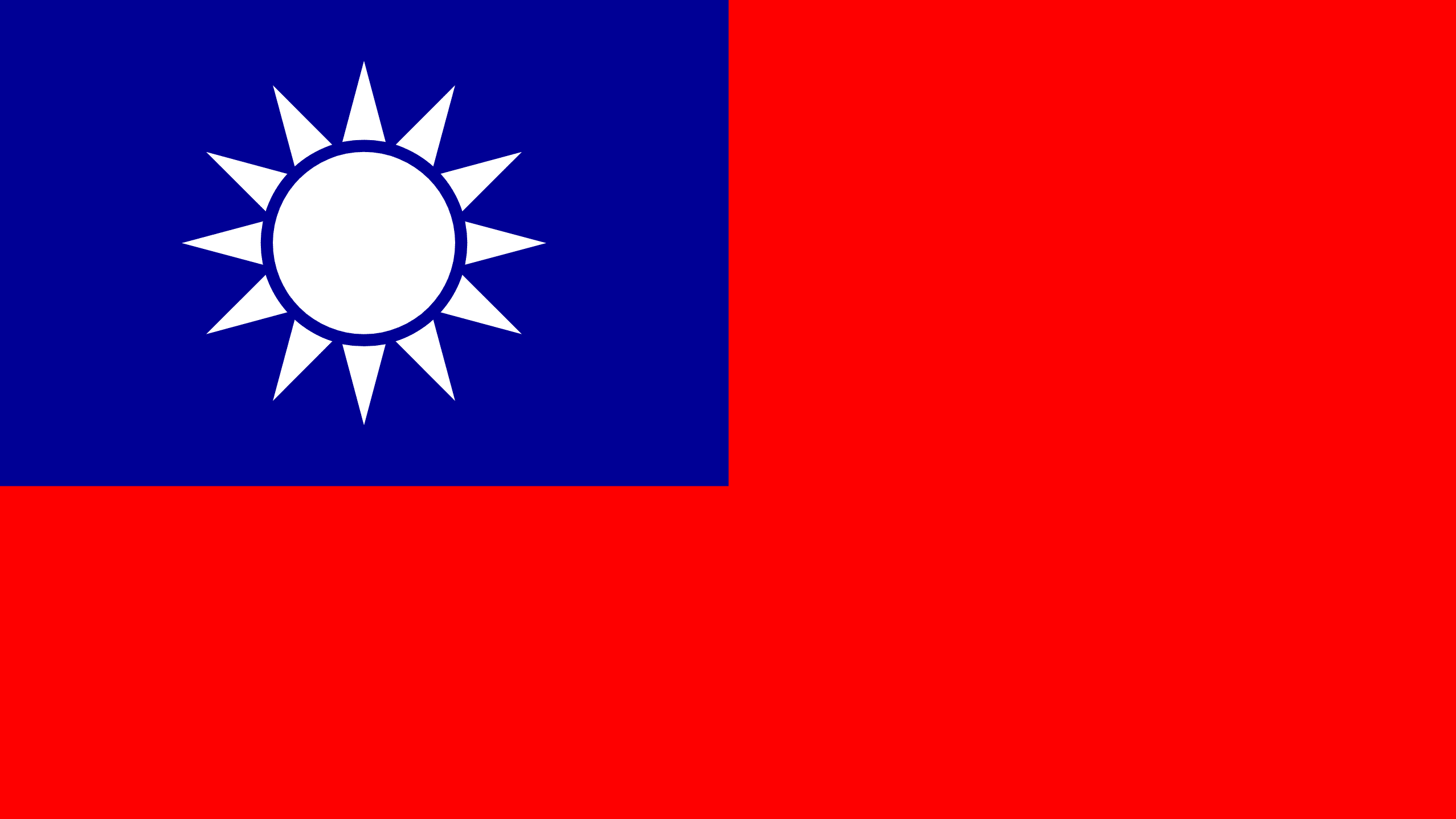 Taiwanesische Flagge