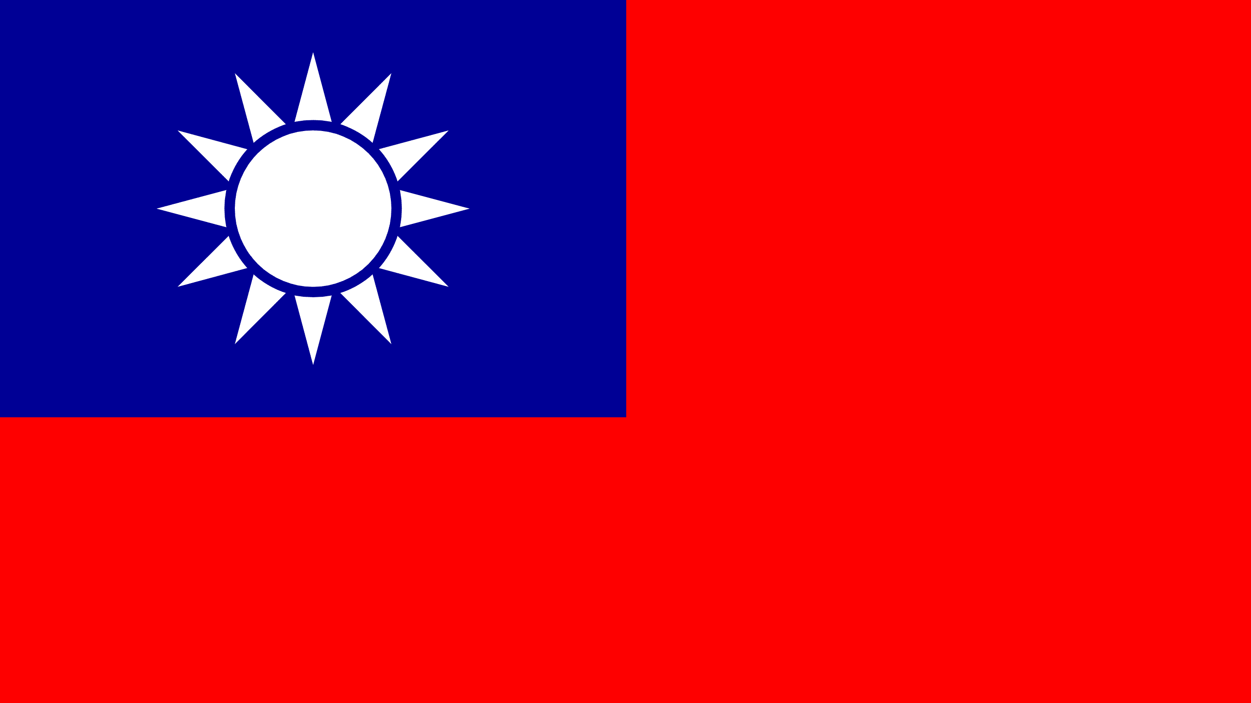 Taiwanesische Flagge